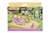 Pop, teddybeer en materiaal - Sylvanian Families Baby Choo-Choo Trein - 5320