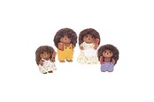 Pop, teddybeer en materiaal - Sylvanian Families Hedgehog Family - SYLVAN-4018
