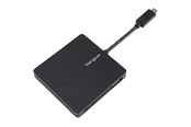 USB hub - Targus USB-C Hub Aan 3 x USB-A & 1x USB-C - hub - 4 ports USB hub - 3 - USB 3.2 - Zwart - ACH924EU