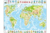 Puzzels - Larsen Puzzles The World Physical - LA-K4DK