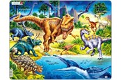 Puzzels - Larsen Puzzles Dinosaurs from the Cretaceous period. - LA-NB3
