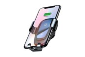 Mobiel - Adapters & Opladers - Baseus Metaal Draadloos Charger Gravity Car Mount for Smartphones - Zwart - WXYL-B0A