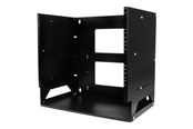 Rackkoffers - StarTech.com Wall-Mount Server Rack with Built-in Shelf - Massief staal - 8U rack (wall mount) - 8U - WALLSHELF8U
