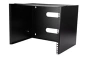 Rackkoffers - StarTech.com Wall-Mount Bracket for Shallow Rack-Mount Equipment - Massief staal - 8U cabinet - 8U - WALLMOUNT8