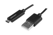 USB-kabel - StarTech.com Micro-USB Type B Cable with LED Charging Light - M/M - USB-kabel - 1 m - USBAUBL1M