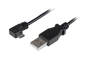 USB-kabel - StarTech.com Micro-USB Type B Charge-and-Sync Cable M/M - Right-Angle Micro-USB Type B - USB-kabel - 50 cm - USBAUB50CMRA