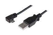 USB-kabel - StarTech.com Right Angle Micro-USB Type B Charge & Sync Cable M/M 28/24AWG - USB-kabel - 1 m - USBAUB1MRA