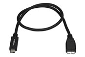USB-kabel - StarTech.com USB-C Aan Micro USB Cable - M/M - USB 3.1 (10Gbps) - USB-C cable - 50 cm - USB31CUB50CM