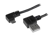 USB-kabel - StarTech.com Micro-USB Type B Cable with Right-Angled Connectors - M/M - USB-kabel - 1 m - USB2AUB2RA1M