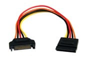 Voedingskabel (intern) - StarTech.com 15 pin SATA-voeding Extension Cable - Stroom extension cable - 20.3 cm - SATAPOWEXT8