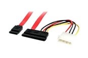 SATA - ATA-kabel - StarTech.com SATA Serial ATA Data and Power Combo Cable - SATA cable - 45.7 cm - SATA18POW