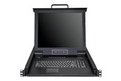 Scherm - 17" StarTech.com Rackmount KVM Console - 8 Ports with 17" LCD Monitor - KVM console - 17" - RKCONS1708K