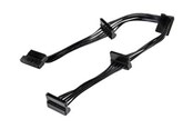 Voedingskabel (intern) - StarTech.com 4x SATA-voeding Splitter AV / multimedia paneel Cable - Stroom splitter - 40 cm - PYO4SATA