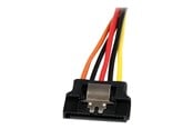 Voedingskabel (intern) - StarTech.com Latching SATA-voeding Y Splitter Cable AV / multimedia paneel - M/F - Stroom splitter - 15.24 cm - PYO2LSATA