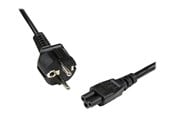 Voedingskabel (extern) - StarTech.com 3 Prong Laptop Power Cord Schuko CEE7 to C5 Clover Leaf - power cable - 1 m - PXTNB3SEU1M