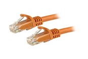 Netwerk - kabel - StarTech.com Gigabit Snagless RJ45 UTP Cat6 Patch Cable Cord - patch cable - 3 m - orange - Oranje - 3m - N6PATC3MOR