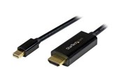 Beelscherm- en tv-kabel - StarTech.com Mini DisplayPort to HDMI Adapter Cable - 3 m (10 ft) - 4K 30Hz - video cable - DisplayPort / HDMI - 3 m - MDP2HDMM3MB
