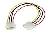 Voedingskabel (intern) - StarTech.com LP4 Power Extension Cable - M/F - power extension cable - 30.48 cm - LP4POWEXT12