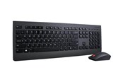 Toetsenbord - Lenovo Professional Combo - Keyboard and mouse set - Engels (US international) - Zwart - 4X30H56796