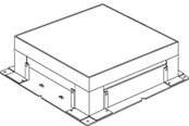 Trays, railkoker en bevestigingen - Thorsman Screeded floor box ufb-ig for ufb-700 and 900 110-150 mm - 5197565