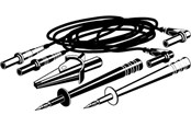 Instrumenten - Elma Instruments Test lead kit for digimeg insulation tester - 5703534830154