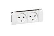 Schakeleenheden - Legrand Socket danish standart 2p+e double - 77518