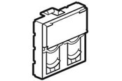 Stopcontacten en stekkerdozen - Legrand Dble keystone adapt. rj45 2m - 78610
