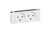 Schakeleenheden - Legrand Socket edb Deens Standaard 2p+e double - 77519
