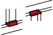 Trays, railkoker en bevestigingen - Legrand Flat junct side 17->50x105 - 75675