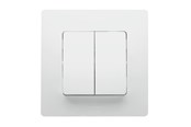 Schakeleenheden - Legrand Double two switch 10a white - 664702
