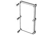 Schakelkasten en kasten - FIBOX Hinged cover pc eku 30-g-3fsh - 3530320