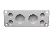 Schakelkasten en kasten - FIBOX Mb10019-pm / oezxc 2 kabelwartelplaat set compleet. - 2550063