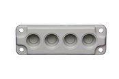 Schakelkasten en kasten - FIBOX Mb10149-pm / oezxb 2 kabelwartelplaat set compleet. - 2550064