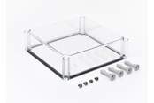 Schakelkasten en kasten - FIBOX Hoes ek080-t transparant 280x280x80 - 3720558