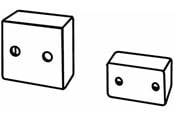 Trays, railkoker en bevestigingen - Wibe End plug 28e plastic - 709021