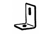 Trays, railkoker en bevestigingen - Wibe Angle bracket 5l hdg - 731791