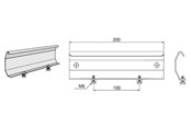 Trays, railkoker en bevestigingen - Wibe Joint 21 aisi 316 - 725751