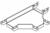 Trays, railkoker en bevestigingen - Wibe T-stuk 300mm - CSU36153002