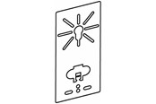 Trays, railkoker en bevestigingen - Wibe Montageplaat - CSU08250109