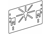Trays, railkoker en bevestigingen - Wibe Mounting plate - CSU08090109