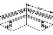 Trays, railkoker en bevestigingen - Tehalit Flat angle br 70130 l 8775 perlewhite - L8775PH