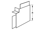 Trays, railkoker en bevestigingen - Hager Flat bend hf lf/lfh 40060 ph - LFF40065PH