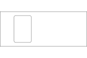 Trays, railkoker en bevestigingen - Hager Cover 1m 1se/br 170 perlewhite - 1SE/BR170PH