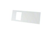 Trays, railkoker en bevestigingen - Hager Cover 1m 1se/br 130 perlewhite - 1SE/BR130PH