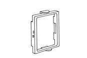 Trays, railkoker en bevestigingen - Tehalit Frame brn pw for clicline single - 1RC/BRN PH