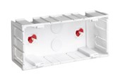 Trays, railkoker en bevestigingen - Tehalit Opus tredoublebox with red foot so3-fr - SO3-FB