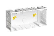 Trays, railkoker en bevestigingen - Hager Junction box tripel opus - SO3-BR/GUL FOD