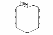 Trays, railkoker en bevestigingen - Tehalit External corner sl 20051 m 5552 perlewhite - M5552PH