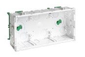 Trays, railkoker en bevestigingen - Hager Junction box clicline tripel br - 104F 1113