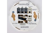 Schakeleenheden - Wexøe ceiling outlet white ral9010 - WLU Ø80 9010